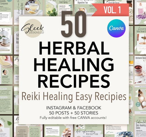 50+ Reiki Herbal Healing Secrets